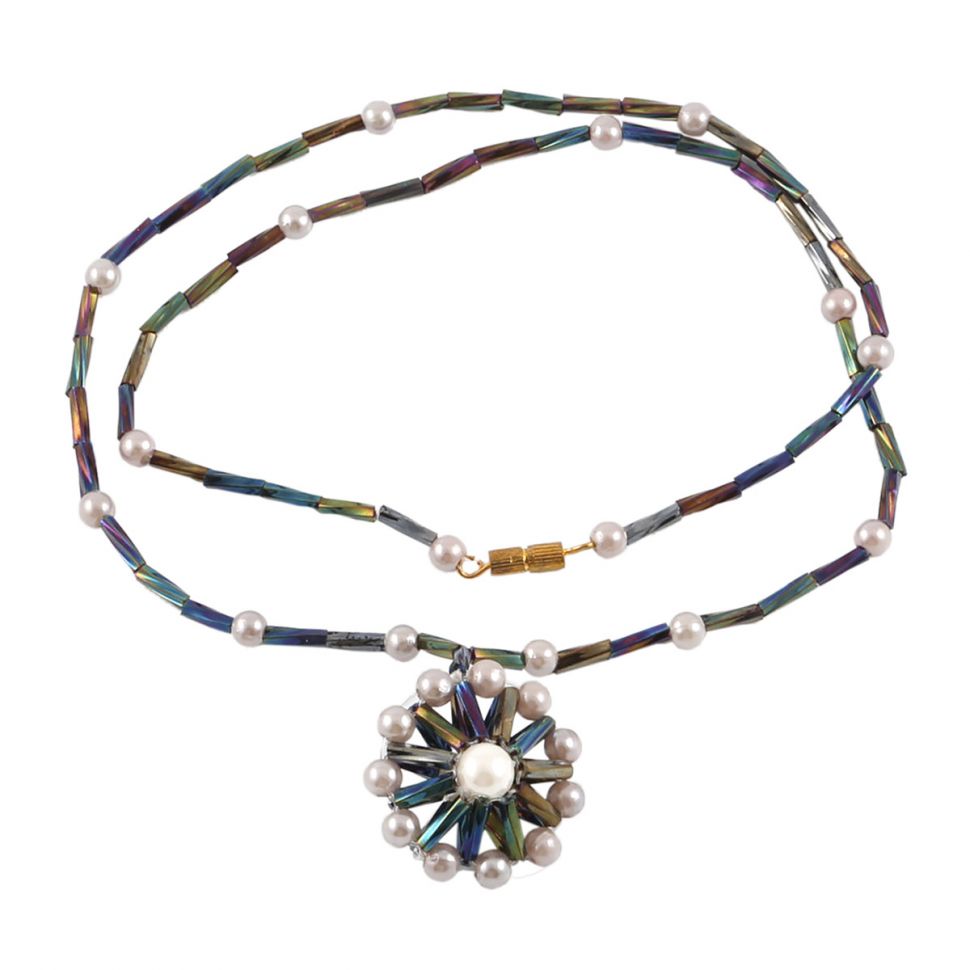 БП-100 Набор для бисероплетения Hobby & Pro pearl Кулон 'Черная Жемчужина' фото 1 — PalitraMastera