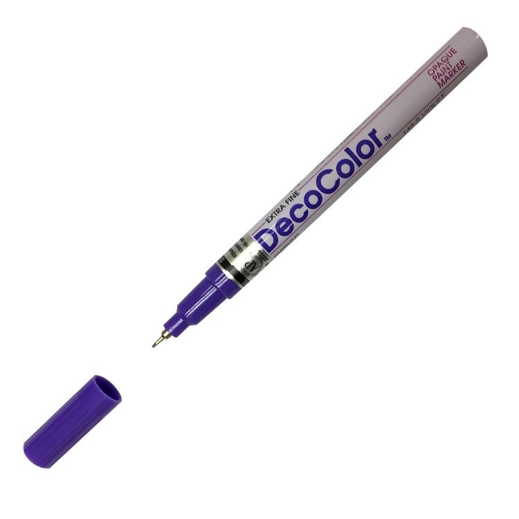 Маркер лаковый с тонким наконечником 0,8мм фиол. MAR140/8 VIOLET /Marvy — PalitraMastera