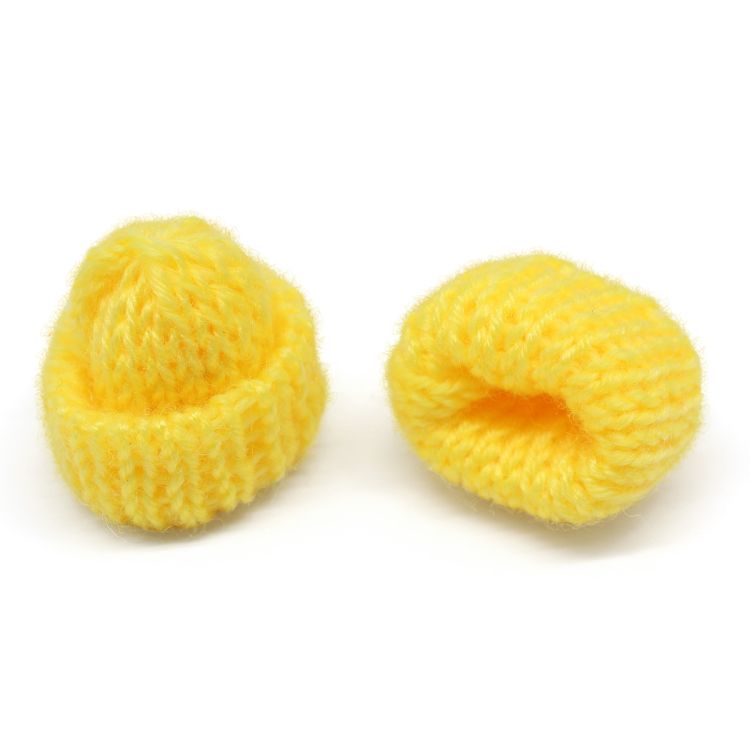 AR025 Шапочки для игрушек, 5см (желтый) 1шт — PalitraMastera