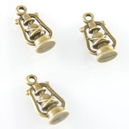 из набора металлических подвесок КЕРОСИНОВАЯ ЛАМПА медь 7*17мм — PalitraMastera