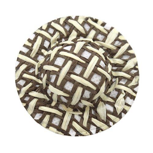 Шляпа коричневая 8,5 см, 1 шт — PalitraMastera