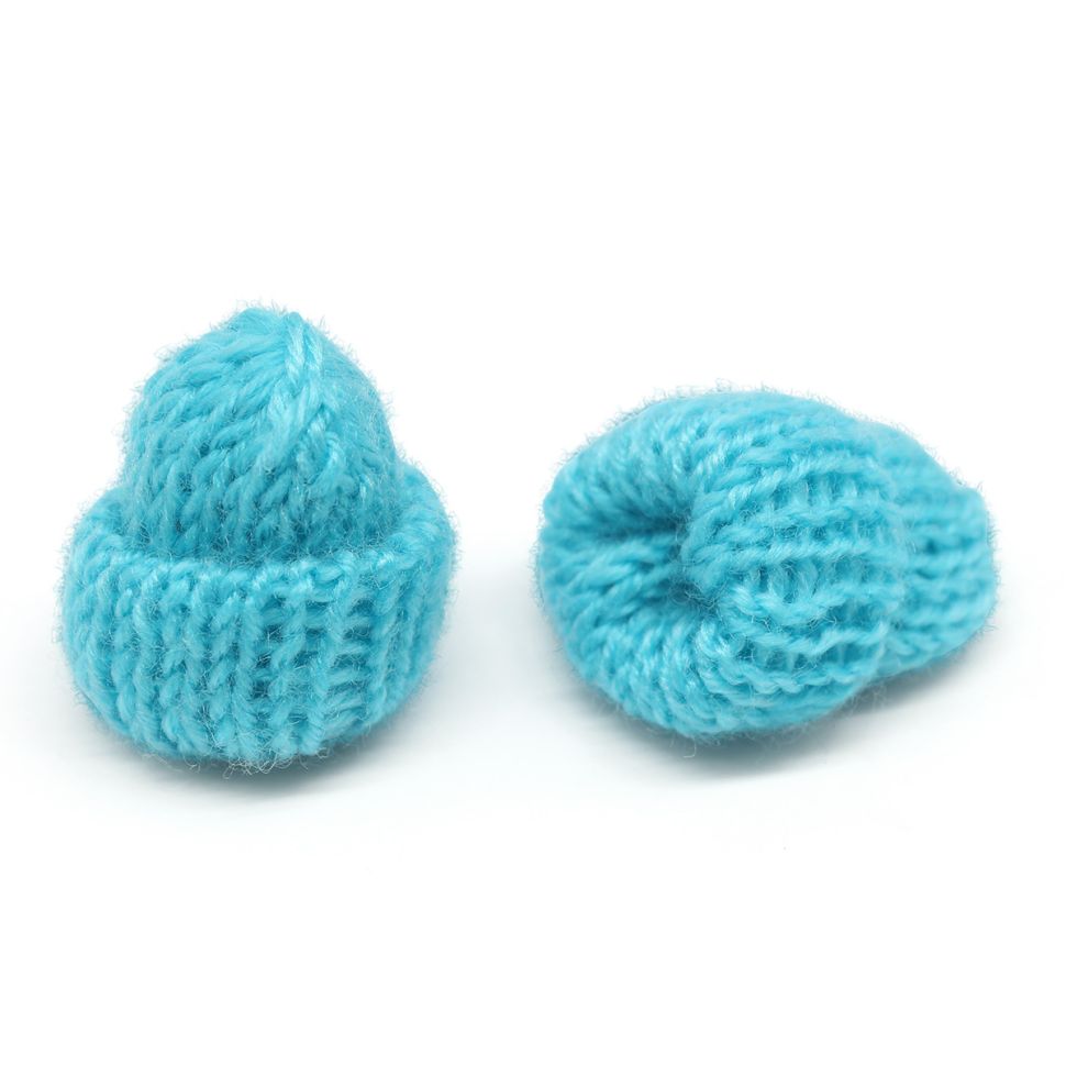 AR025 Шапочки для игрушек, 5см (голубой) 1шт фото 1 — PalitraMastera