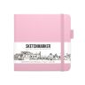 Блокнот для зарисовок Sketchmarker 140г/кв.м 12*12см 80л твердая обложка Розовый фото 1 &mdash; PalitraMastera