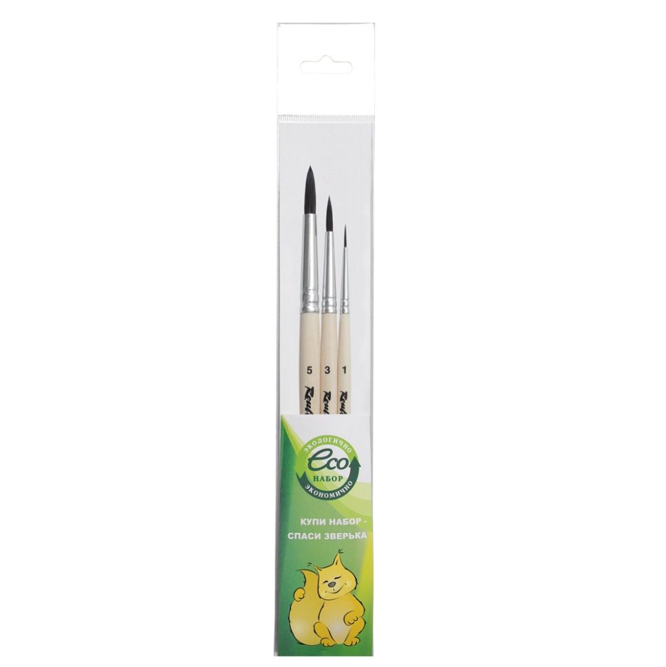 НАБОР кистей -ЭКО 51 фото 1 — PalitraMastera