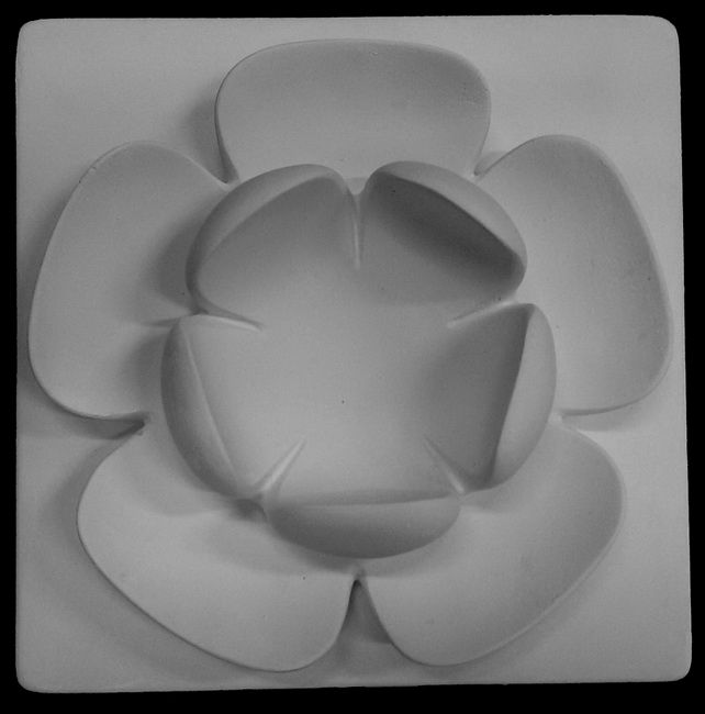 Орнамент Кувшинка, гипс (арт.60-608)--- фото 1 &mdash; PalitraMastera