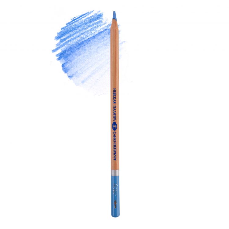 Белые ночи Карандаш акварельный №37, гортензия голубая 1 шт — PalitraMastera