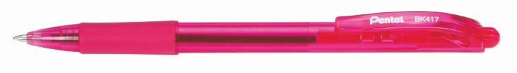 Шариковая ручка автоматич. (матовый корпус), розовый стержень, 0.7 м — PalitraMastera