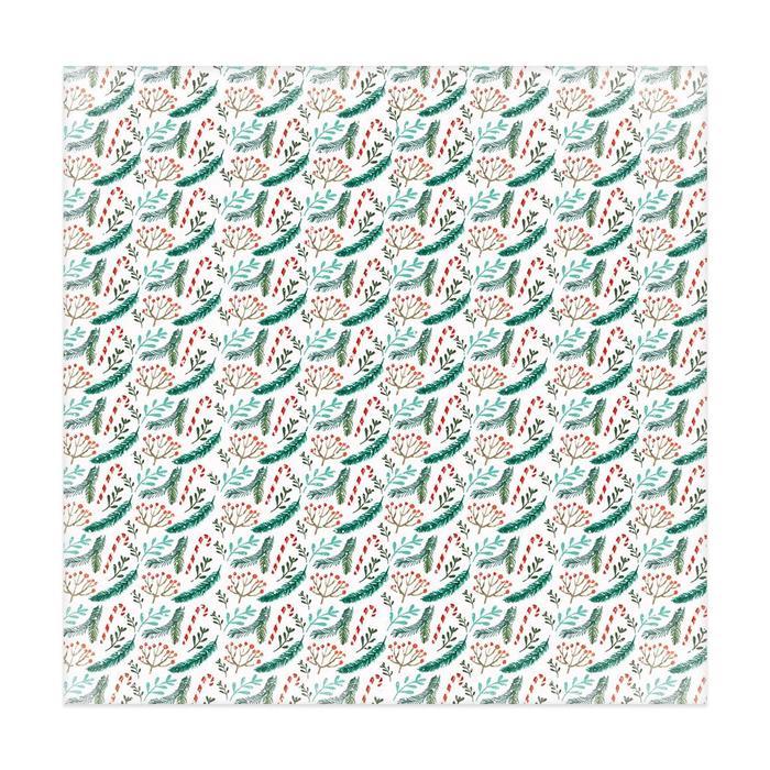 Бумага для скрапбукинга «Нарядные веточки», 30,5 х 30,5 см 180 гр/м — PalitraMastera