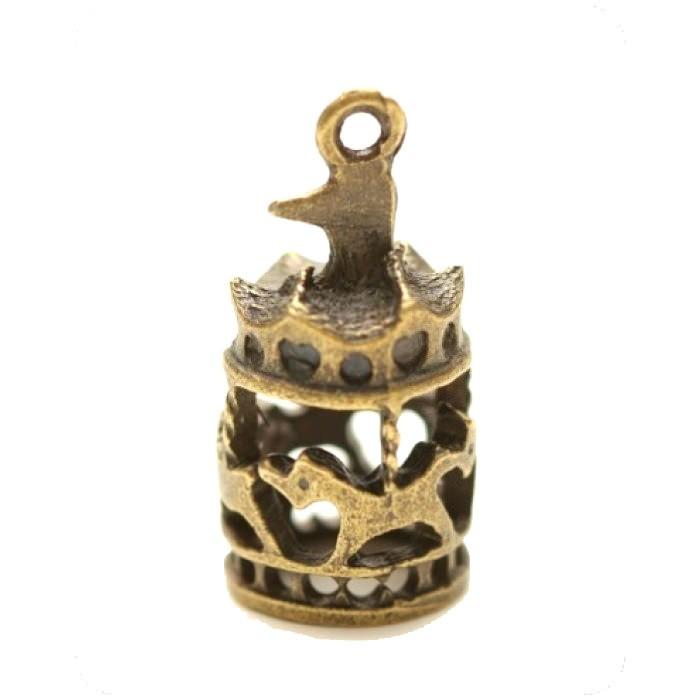 из набора металлических подвесок КАРУСЕЛЬ медь 10*20мм, 1шт — PalitraMastera