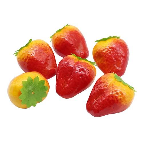 Клубника, 50мм, 1 шт  (желтый/красный) — PalitraMastera