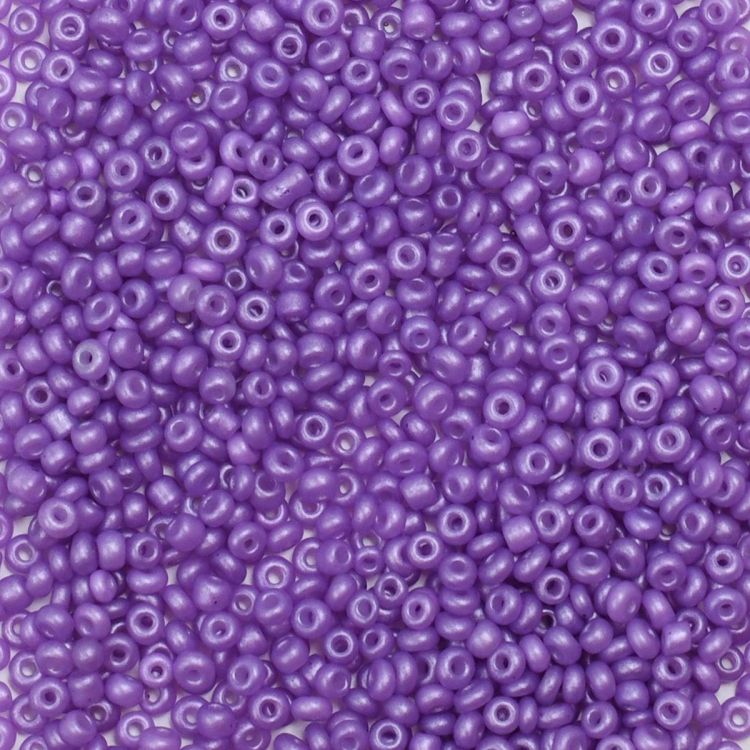 Бисер Astra&amp;Craft 11/0, 20г (906 сиреневый/непрозрачный, матовый) — PalitraMastera