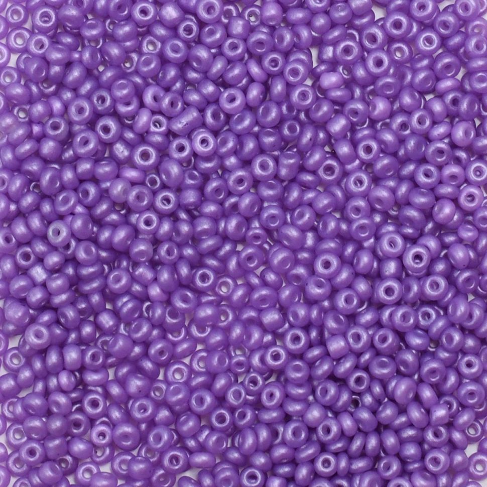 Бисер Astra&Craft 11/0, 20г (906 сиреневый/непрозрачный, матовый) фото 1 — PalitraMastera