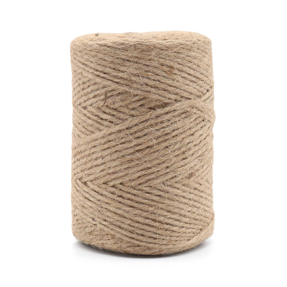 70470 Шпагат джутовый 2-х ниточный 1120 текс, кач. СВ, 1,12 мм*98 м, 110 гр, цв. натуральный фото 1 &mdash; PalitraMastera
