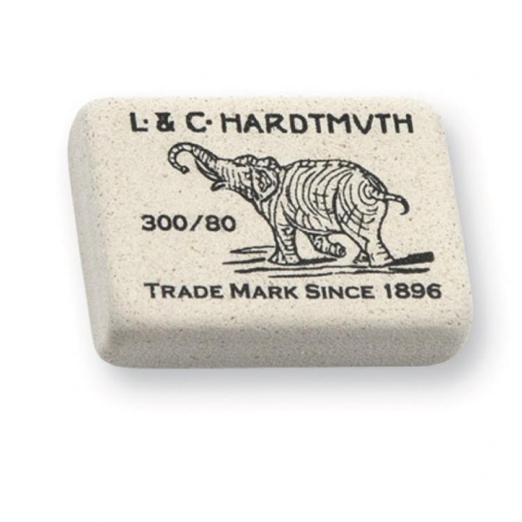 Ластик KOH-I-NOOR маленький для чернографитных карандашей, каучук 300/80 — PalitraMastera