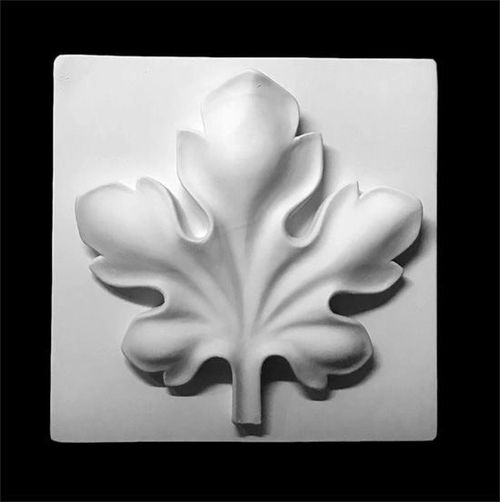 Орнамент Лист Винограда, гипс (арт.60-604) — PalitraMastera