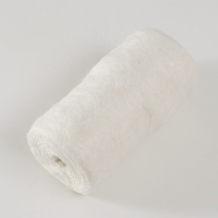 Вата льняная для ватных игрушек слоистая,100% лeн, 250 грамм, АРТ. VL-250S 9921967 — PalitraMastera