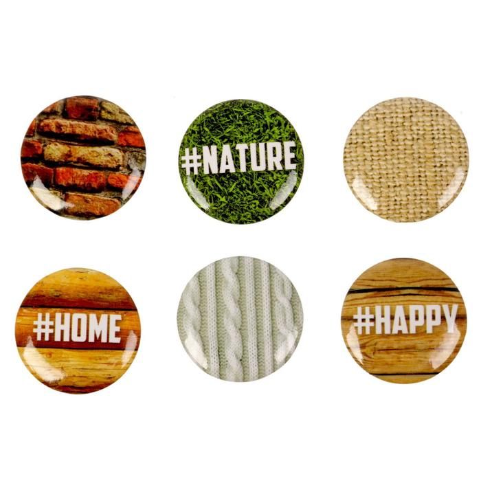 Набор топсов (фишек) для скрапбукинга &quot;Naturals&quot; — PalitraMastera