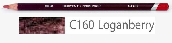 Цветной карандаш Coloursoft, мягкий, С160 ежевика, круглый корпус 8 мм, грифель - 4 мм. — PalitraMastera