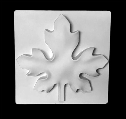 Орнамент Лист Клена, гипс (арт.60-609) фото 1 — PalitraMastera