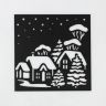 Трафарет для творчества «Зимний городок», 15 * 15 см  4304725 фото 2 &mdash; PalitraMastera