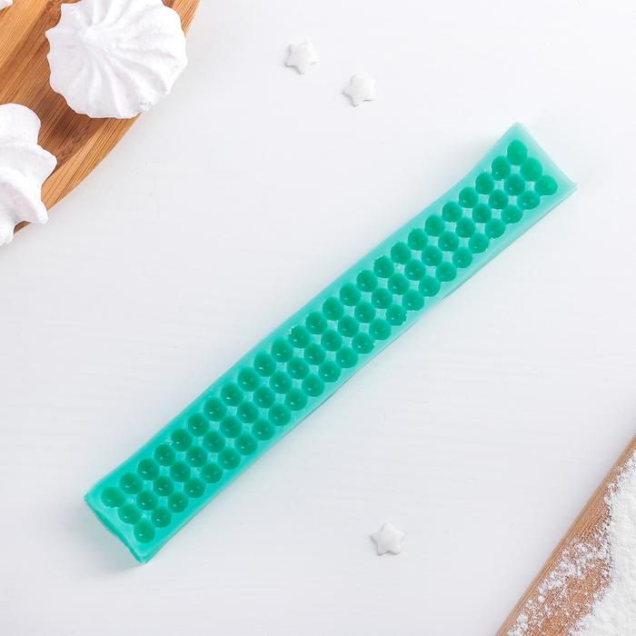 Молд силиконовый «Жемчуг», 17,5*4 см, цвет МИКС — PalitraMastera