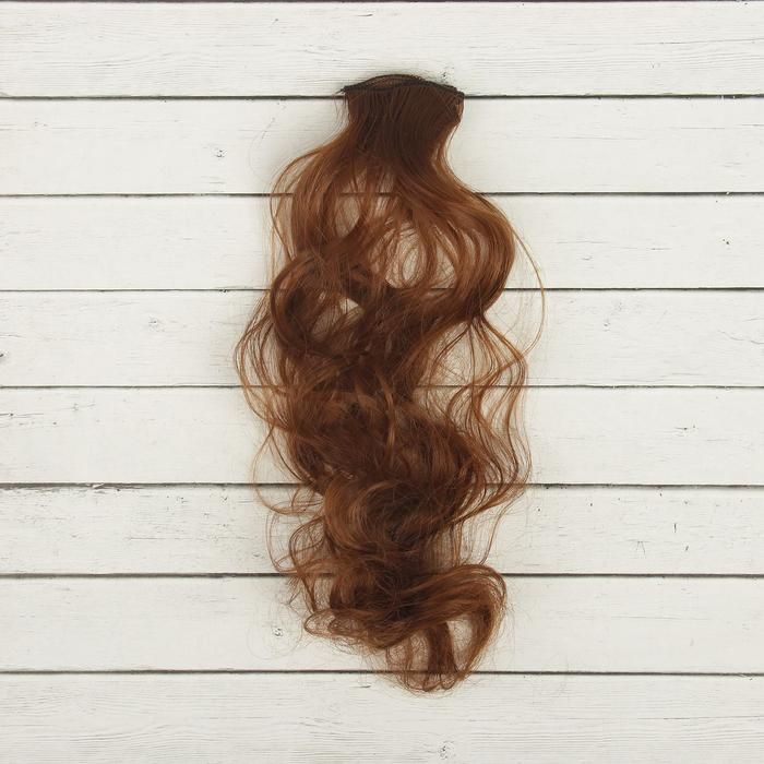 Волосы - тресс для кукол &quot;Кудри&quot; длина волос 40 см, ширина 50 см, №30  2294357 — PalitraMastera