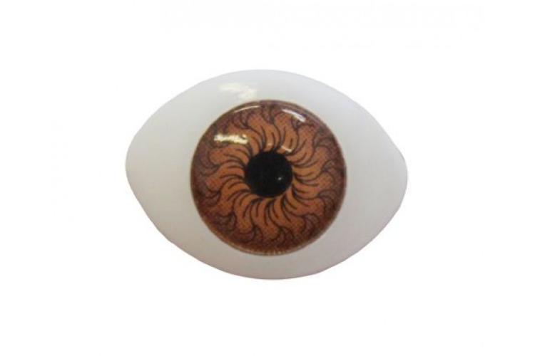 Глазки1 шт.  (для кукол № 8) (карие 20120) — PalitraMastera