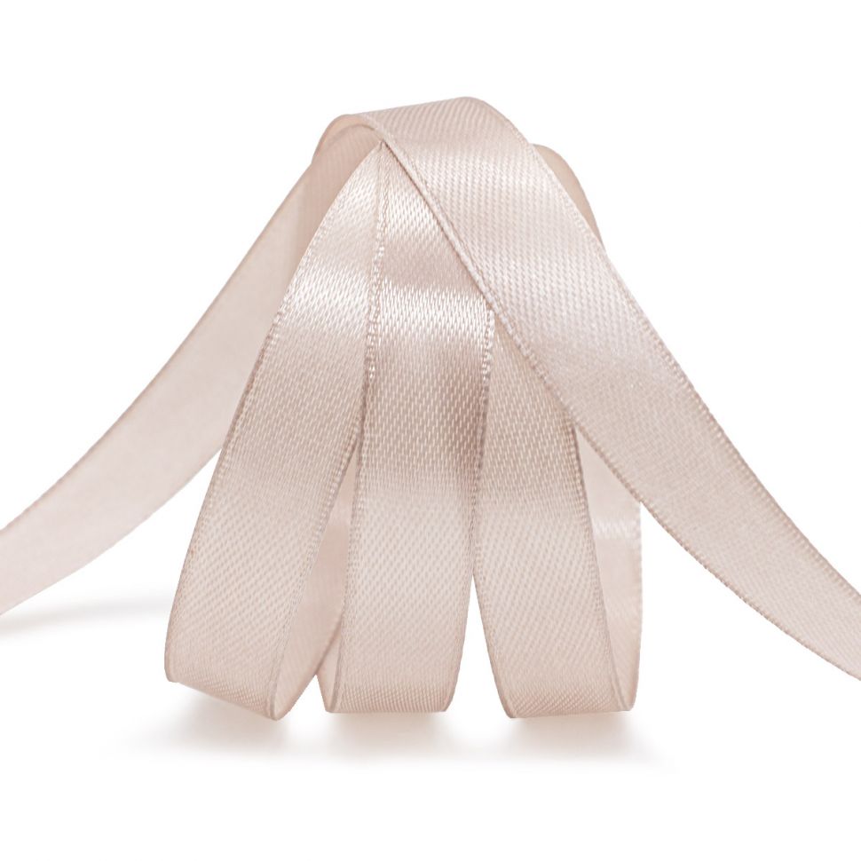 Лента атласная 1,2см*22,86м (146 кремовый) фото 1 — PalitraMastera