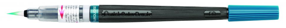 Кисть с краской Colour Brush в блистере , бирюзовый цвет фото 1 — PalitraMastera