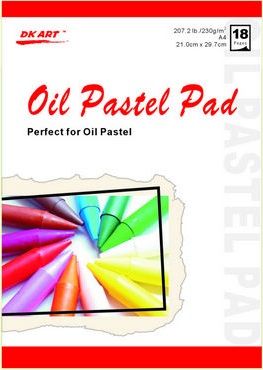 Альбом для масляной пастели DK19083, А5, плотн. 230 г/м2, 18 листов, склейка фото 1 — PalitraMastera