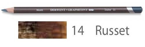 Карандаш акваграфитный Graphitint, круглый корпус 8 мм, грифель - 4 мм, цвет -  14 Красновато-коричневый фото 1 &mdash; PalitraMastera