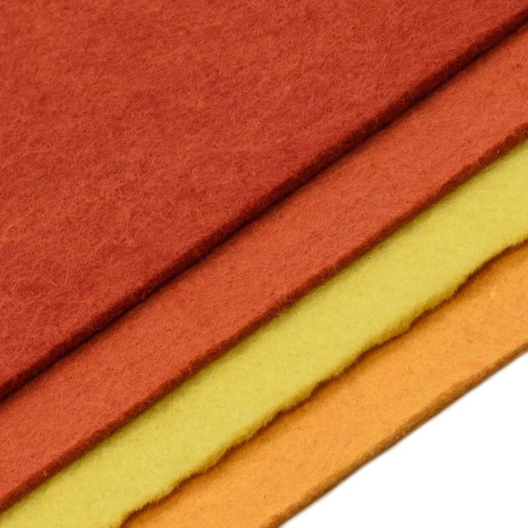 Фетр листовой мягкий ассорти, 3.0мм, 400гр, 20х30см, 4шт/упак Astra&amp;Craft (8) — PalitraMastera