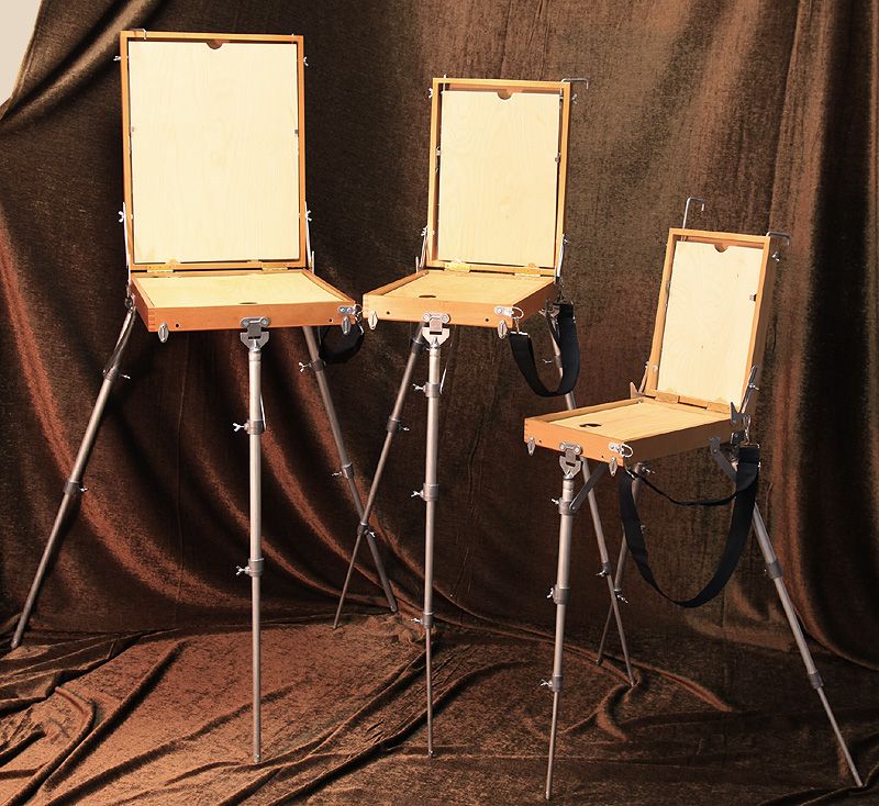 Этюдный ящик 15 В 3 (береза) 250 x 350 x 85 мм, вес - 2970 гр (этюдник малый) фото 1 — PalitraMastera