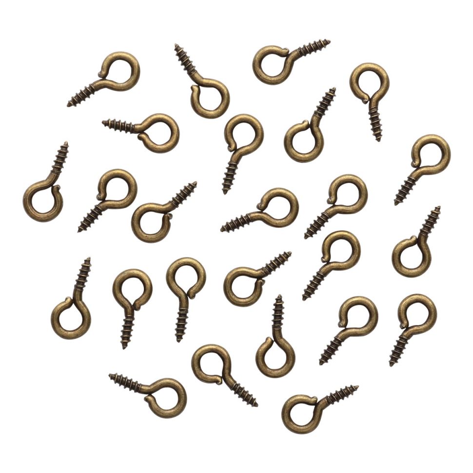 FIN2150 Штифты винтовые, 8*4mm, 1 шт, Astra&Craft (латунь) фото 1 — PalitraMastera