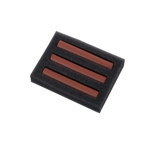 Ладога Набор сухих художественных графических материалов: сангина тёмная 3 мелка — PalitraMastera