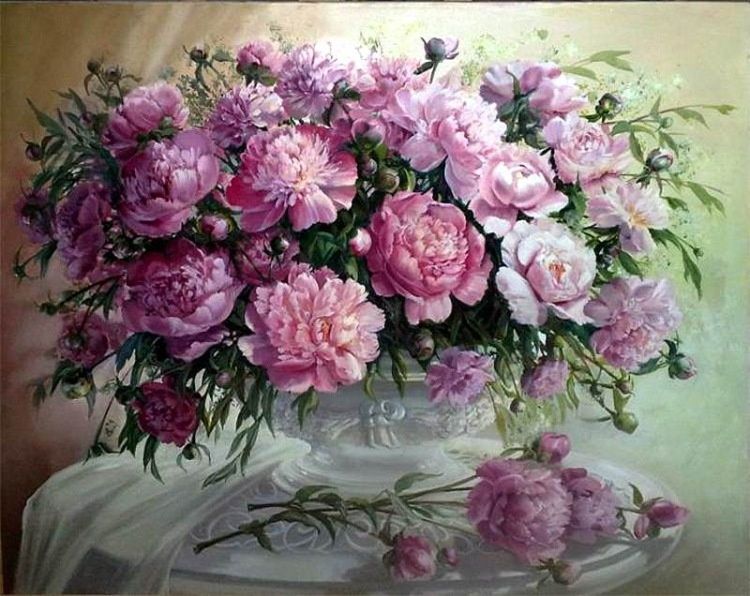 Картины по номерам 40х50 Большой букет (VA-0347) — PalitraMastera