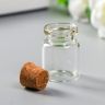 Декор для творчества стекло "Бутылочка с пробкой", 5 мл, 3х2х2 см  3565093 фото 2 — PalitraMastera