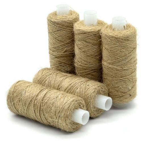 Нить джутовая Д1, 100м (суровая) — PalitraMastera