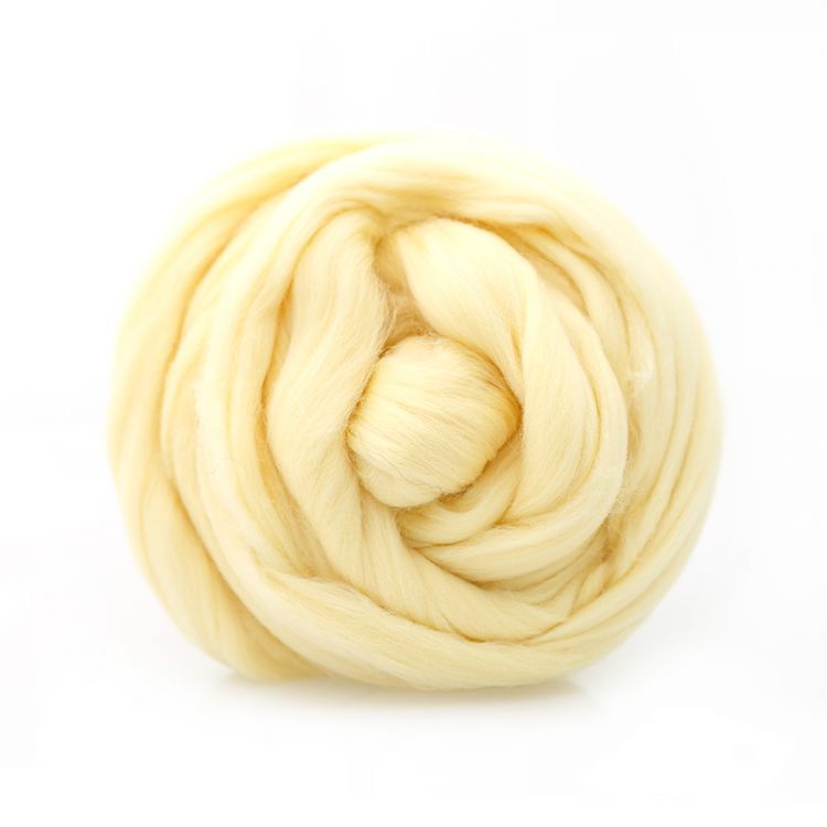 Полутонкая шерсть 100%  шампанское 279, 50гр для валяния фото 1 &mdash; PalitraMastera