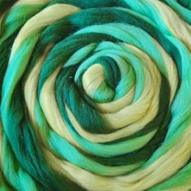 ГРЕБЕННАЯ ЛЕНТА   П.ТОНКАЯ ШЕРСТЬ (1519-Мультиколор(з.яблоко/мор.водоросли/липа)) — PalitraMastera