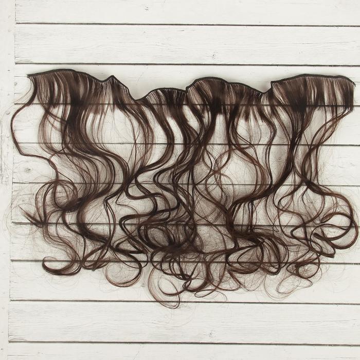 Волосы - тресс для кукол &quot;Кудри&quot; длина волос 40 см, ширина 50 см, №4  2294360 — PalitraMastera