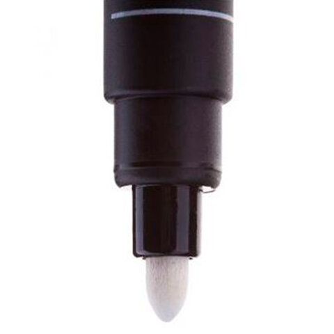 Маркер Centropen перманент, белый, 2.5мм, круглый — PalitraMastera