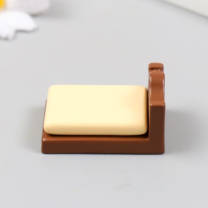 Декор для творчества полистоун &quot;Кровать&quot; 4,5х3,3 см  9544610 — PalitraMastera