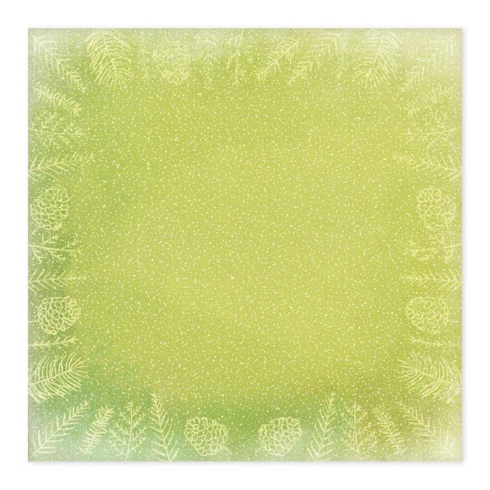 Бумага для скрапбукинга «Голубой узор», 30,5 х 30,5 см — PalitraMastera