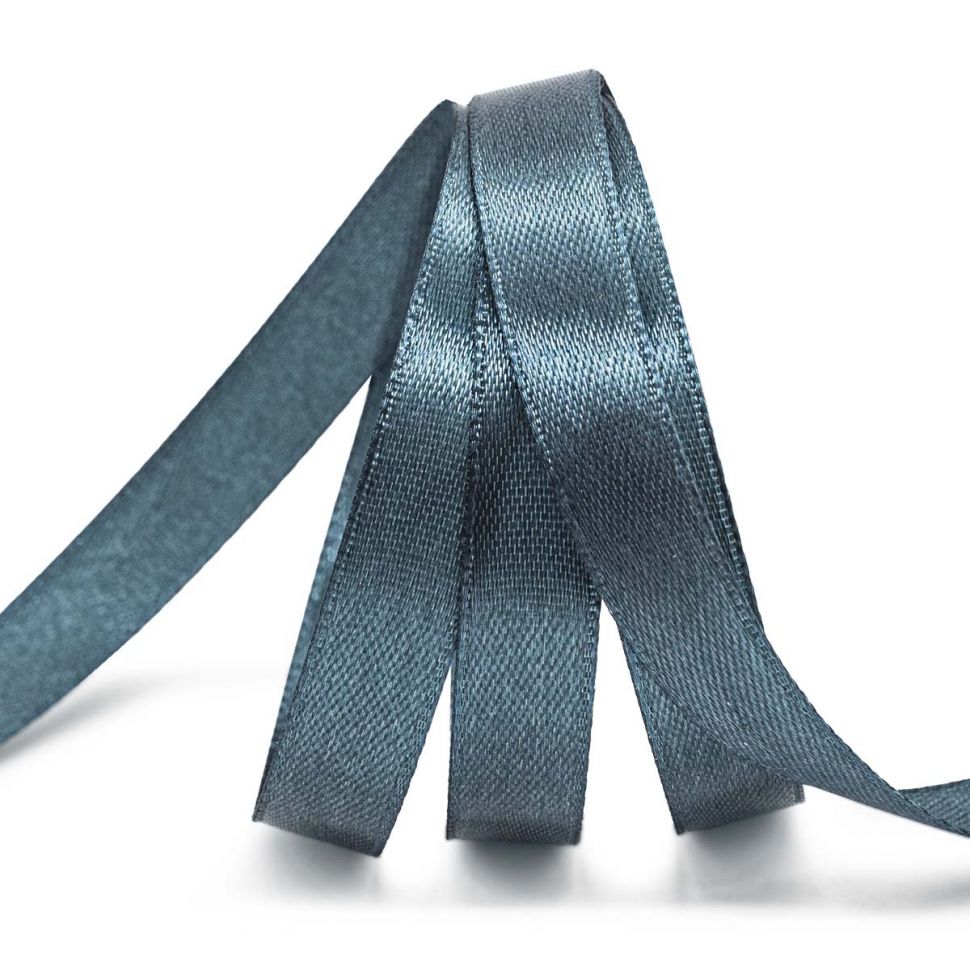 Лента атласная 1,2см*22,86м (142 темно-бирюзовый) фото 1 — PalitraMastera