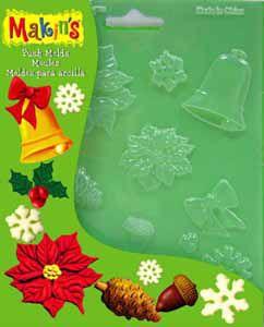 Makins  Формочки для слепков Рождественская природа. АКЦИЯ!!! — PalitraMastera