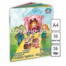 Набор цветной двухсторонней бумаги А4 СТРАНА ЧУДЕС (ЧАЕПИТИЕ), на скр. 36 цв. 36 л. ,ЛХ фото 1 &mdash; PalitraMastera