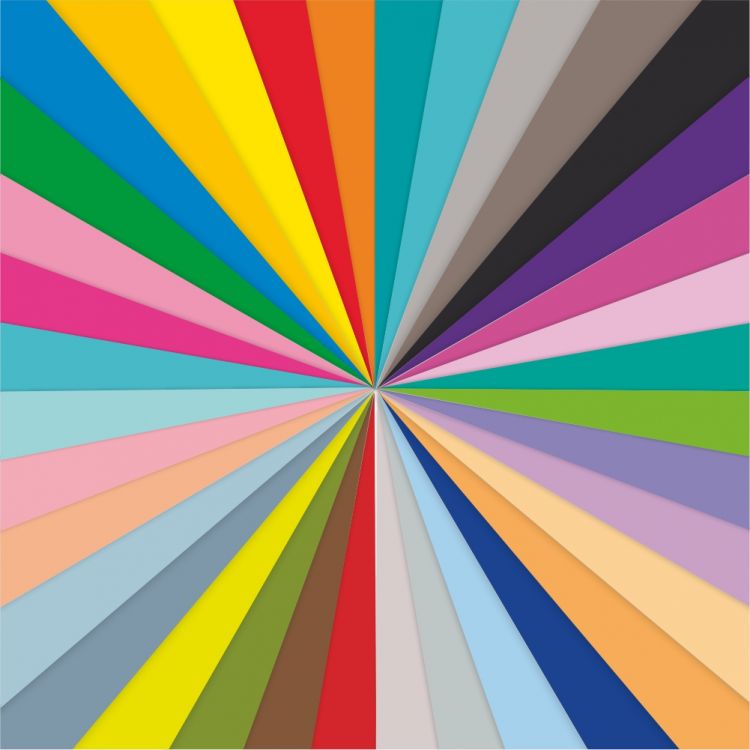 Набор цветной двухсторонней бумаги А4 СТРАНА ЧУДЕС (ЧАЕПИТИЕ), на скр. 36 цв. 36 л. ,ЛХ &mdash; PalitraMastera