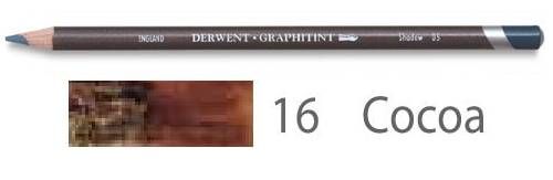 Карандаш акваграфитный Graphitint, круглый корпус 8 мм, грифель - 4 мм, цвет -  16 Какао — PalitraMastera