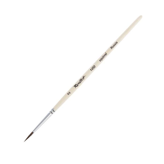 Белка кр.кор. ручка № 2 с наполненной вершинкой/Roubloff /1450 ЖБ5-02,00Б — PalitraMastera